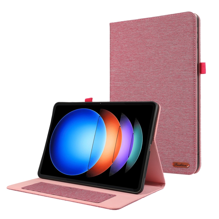 FABRIC Csuklós burkolat a Xiaomi Pad 6S Pro rózsaszínhez akciós termékkép 1