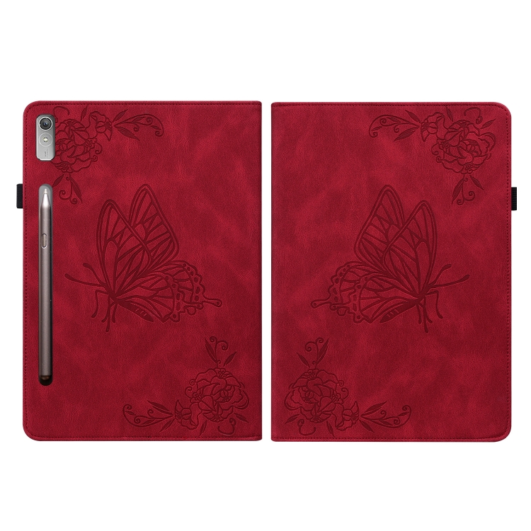 ART BUTTERFLY Pénztárca borító Lenovo Tab P12 piros termék 2. képe