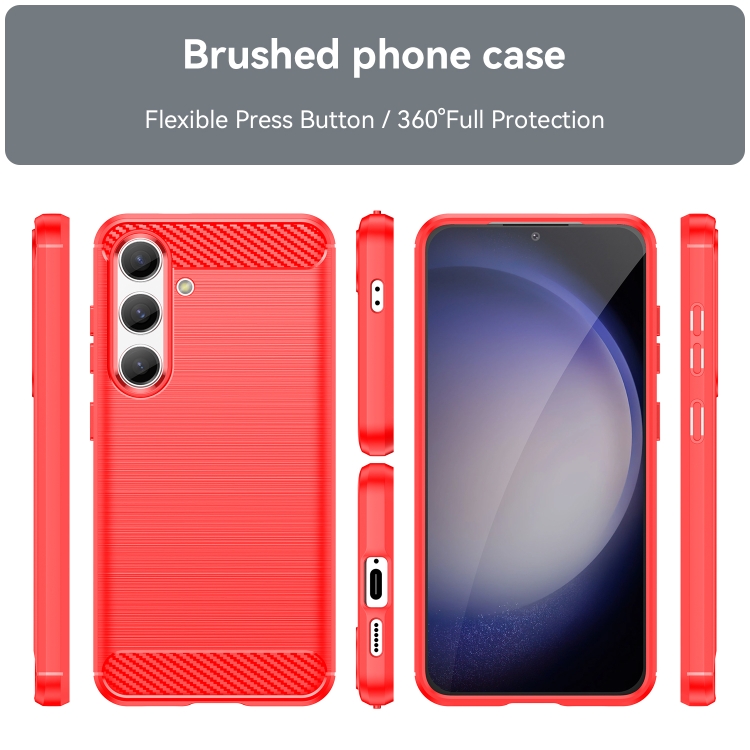 FLEXI TPU Védőburkolat Samsung Galaxy S24 5G piros termék 2. képe