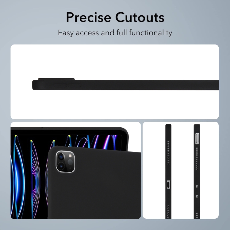RUBBER Védőburkolat Apple iPad Pro 11 2024 fekete színű termék 2. képe