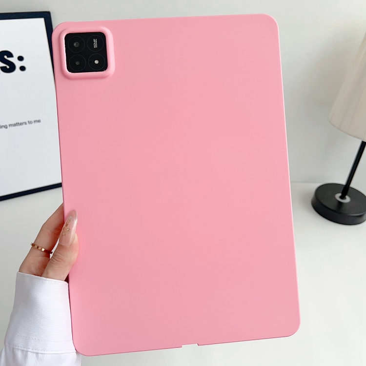RUBBER Védőburkolat a Xiaomi Pad 6s Pro rózsaszínhez akciós termékkép 1