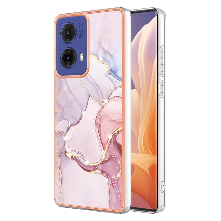 IMD MARBLE Védőburkolat: Motorola Moto G85 5G ROSE GOLD akciós termékkép 1