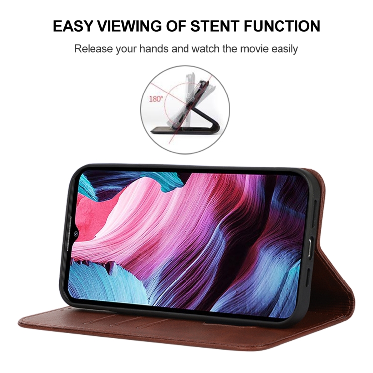 MAGNETIC Flip cover Oukitel WP23 / WP23 Pro barna termék 2. képe