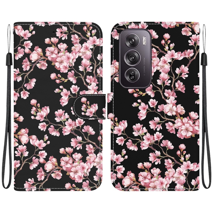 ART Tárcahuzat a Oppo Reno12-hez Pro 5G PLUM BLOSSOM akciós termékkép 1
