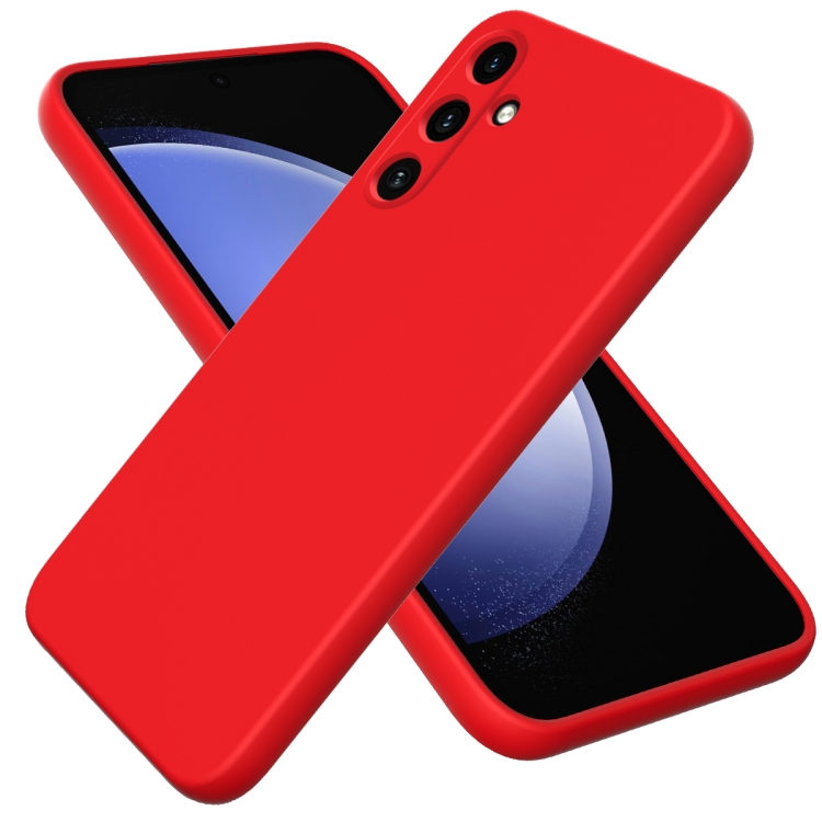 RUBBER Védőburkolat Samsung Galaxy A35 5G piros akciós termékkép 1