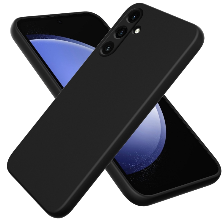 RUBBER Védőburkolat Samsung Galaxy A35 5G fekete akciós termékkép 1