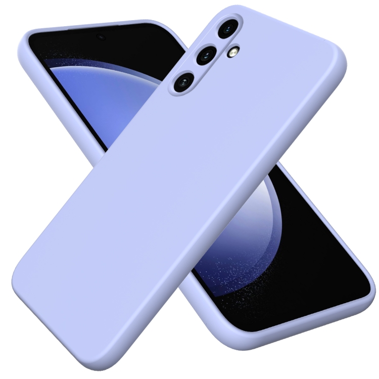 RUBBER Védőburkolat Samsung Galaxy A35 5G lila akciós termékkép 1