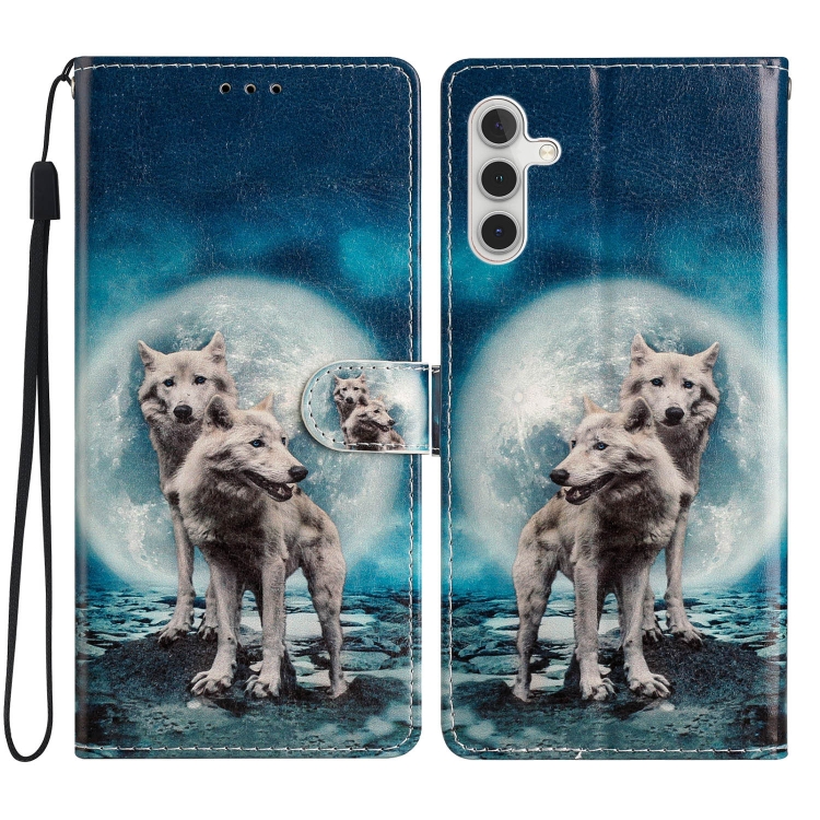 ART Wallet tok Samsung Galaxy A35 5G WOLVES telefonhoz akciós termékkép 1