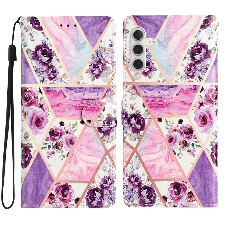 ART pénztárca tok Samsung Galaxy A35 5G PURPLE MARBLE telefonhoz akciós termékkép 1