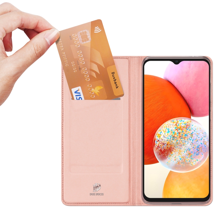 DUX Flip tok Samsung Galaxy A15 / A15 5G rózsaszín telefonhoz termék 2. képe