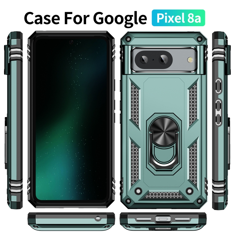 RING Zöld borító tartóval a Google Pixel 8a telefonhoz termék 2. képe