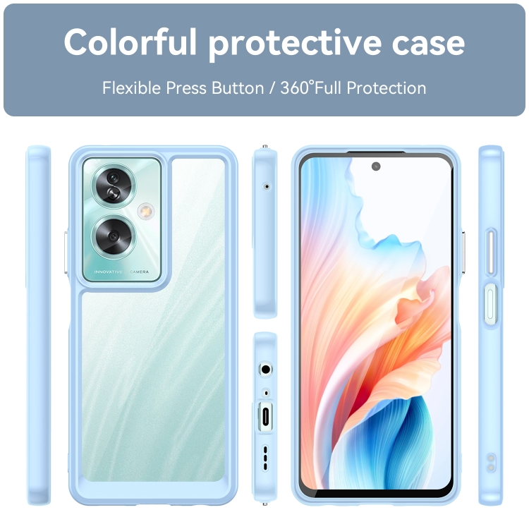 CRYSTAL Védőburkolat Oppo A79 5G kékhez termék 2. képe