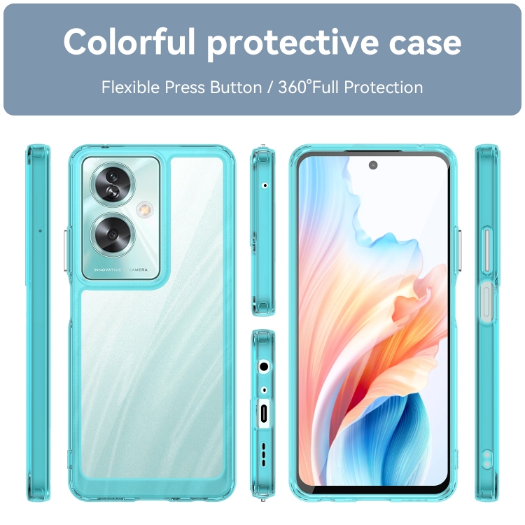 CRYSTAL Védőburkolat Oppo A79 5G türkizhez termék 2. képe
