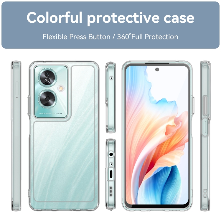 CRYSTAL Védőburkolat Oppo A79 5G átlátszó termék 2. képe