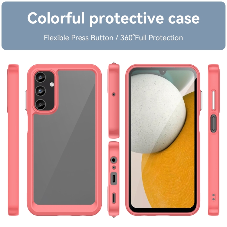 CRYSTAL Védőburkolat Samsung Galaxy A05s piros termék 2. képe