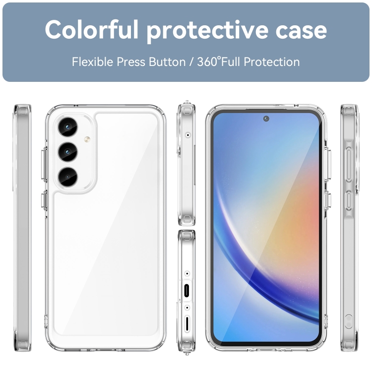 CRYSTAL Védőburkolat Samsung Galaxy A35 5G-hez átlátszó termék 2. képe