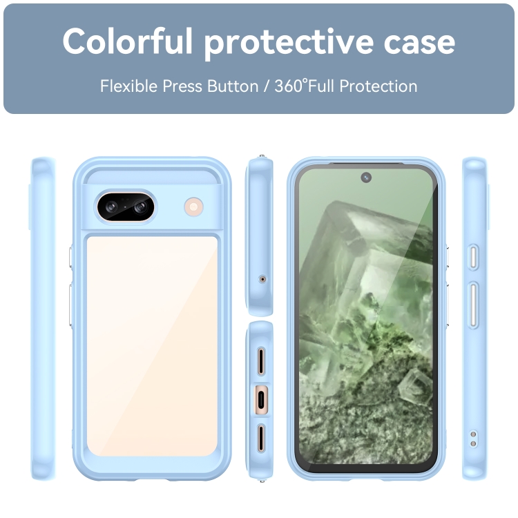 CRYSTAL Védőburkolat Google Pixel 8a kék termék 2. képe