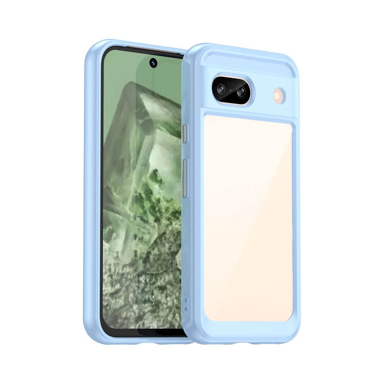 CRYSTAL Védőburkolat Google Pixel 8a kék akciós termékkép 1