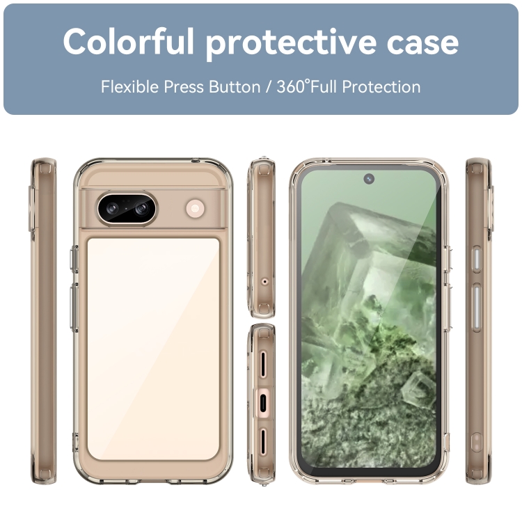 CRYSTAL Védőburkolat Google Pixel 8a készülékhez szürke termék 2. képe