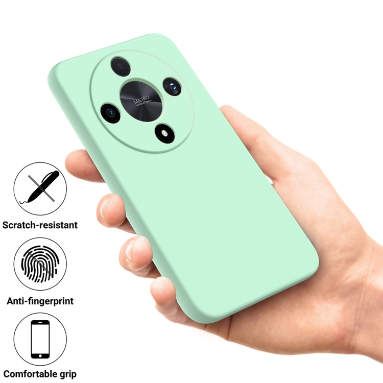 RUBBER Honor Magic6 Lite 5G zöld védőburkolat termék 2. képe