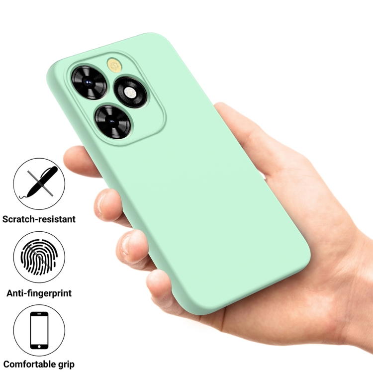 RUBBER Tecno Spark 20 Pro zöld védőburkolata termék 2. képe