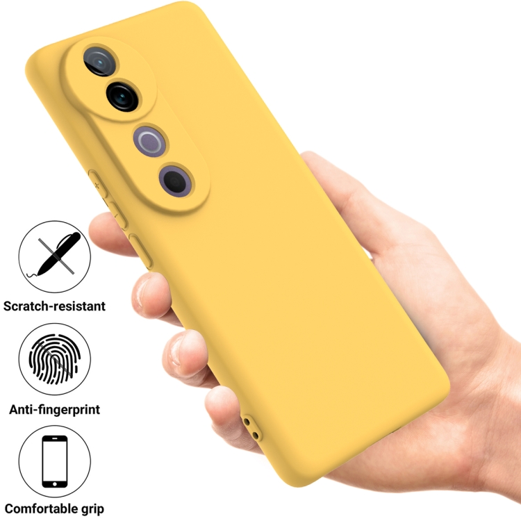 RUBBER Védőburkolat Vivo V40 5G sárga termék 2. képe