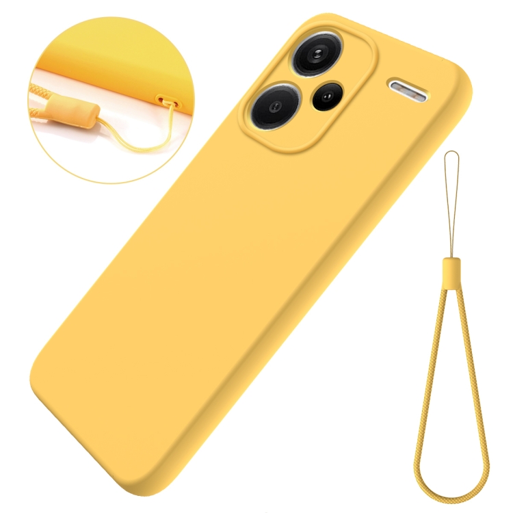 RUBBER Xiaomi Redmi Note 13 Pro+ 5G védőburkolat sárga termék 2. képe