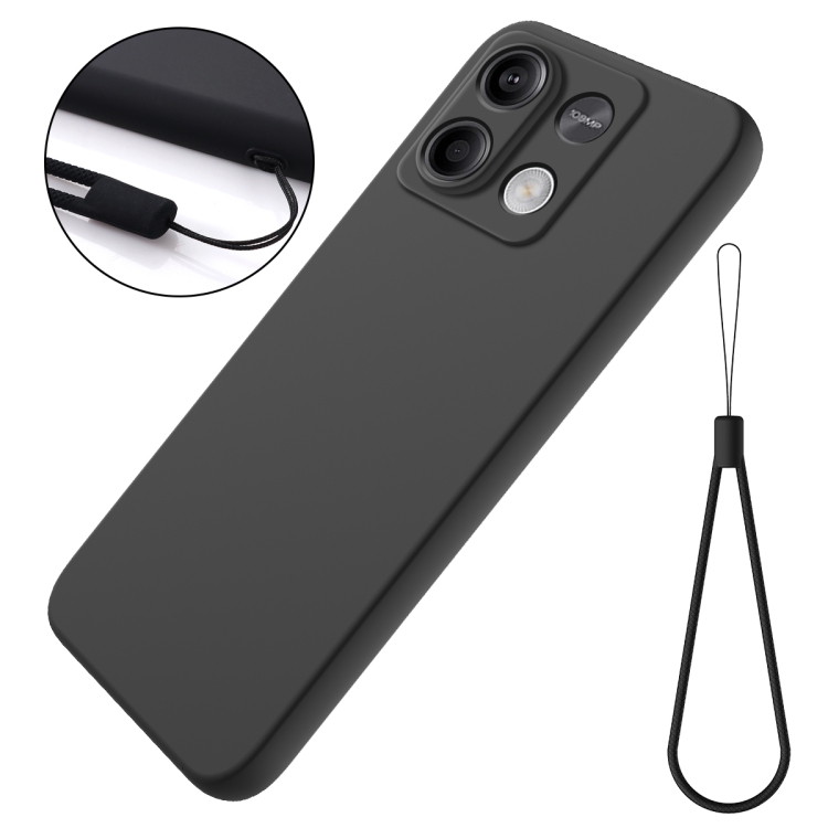 RUBBER Xiaomi Redmi Note 13 5G védőburkolat fekete termék 2. képe