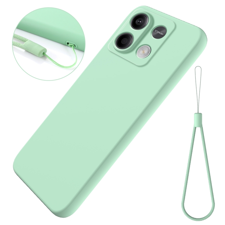 RUBBER Xiaomi Redmi Note 13 5G zöld védőburkolat termék 2. képe