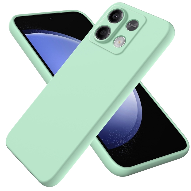 RUBBER Xiaomi Redmi Note 13 5G zöld védőburkolat akciós termékkép 1