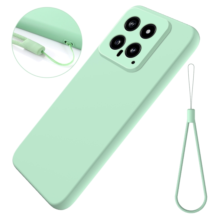 RUBBER Xiaomi 14 zöld védőburkolat termék 2. képe