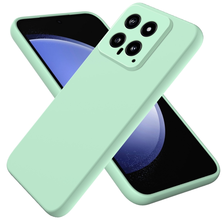 RUBBER Xiaomi 14 zöld védőburkolat akciós termékkép 1