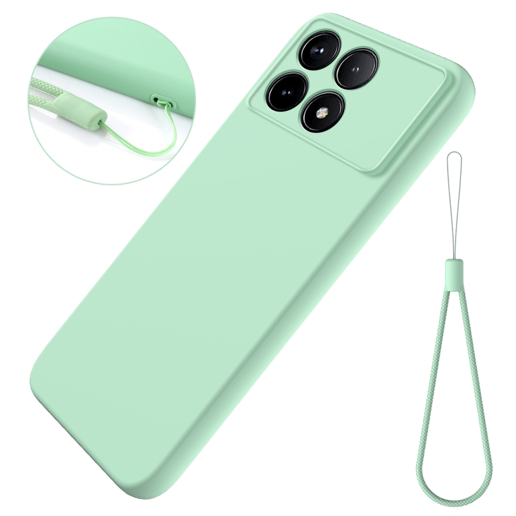 RUBBER Xiaomi Poco X6 Pro 5G zöld védőburkolat termék 2. képe