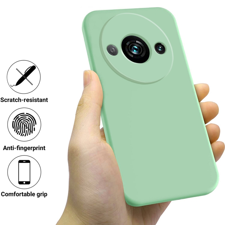 RUBBER Védőburkolat Xiaomi Redmi A3-hoz zöld termék 2. képe