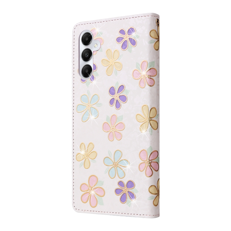 FLOWER Y pénztárca tok Samsung Galaxy A05s FLOWER telefonhoz termék 2. képe