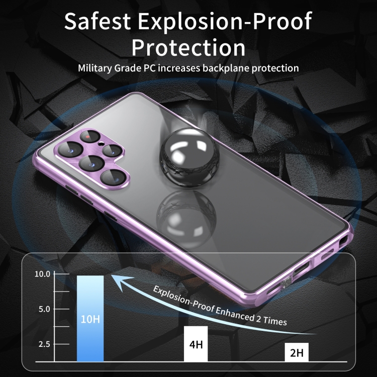Mágneses burkolat 360 Samsung Galaxy S24 Ultra 5G zöld termék 2. képe