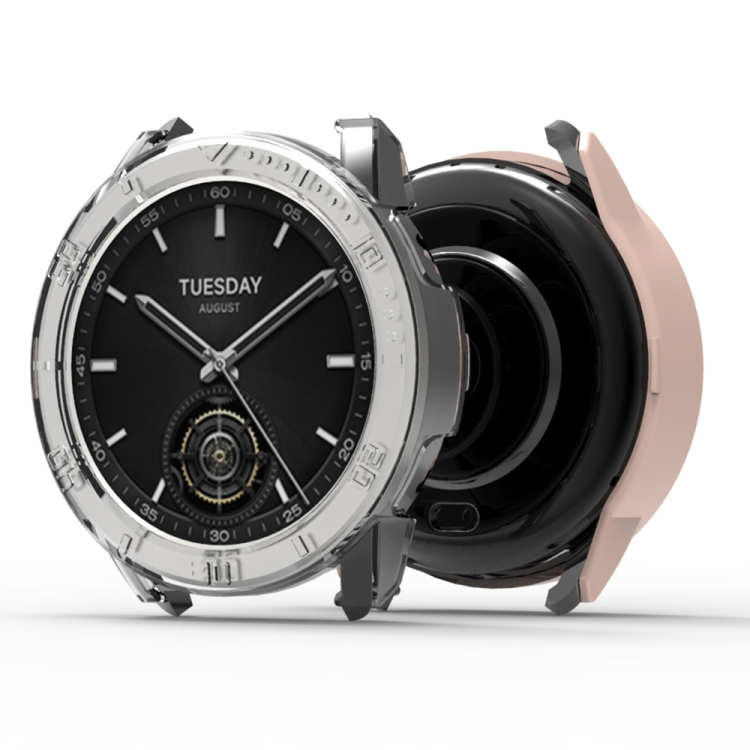 PC HALF Xiaomi Watch S3 műanyag borítás világos rózsaszín termék 2. képe