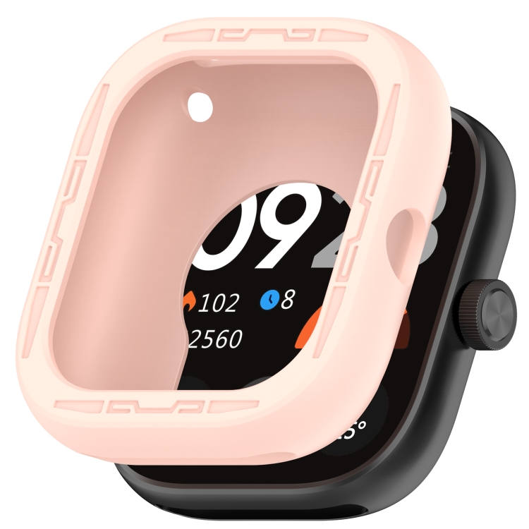 TPU HALF COVER Borító Redmi Watch 4-hez rózsaszín akciós termékkép 1