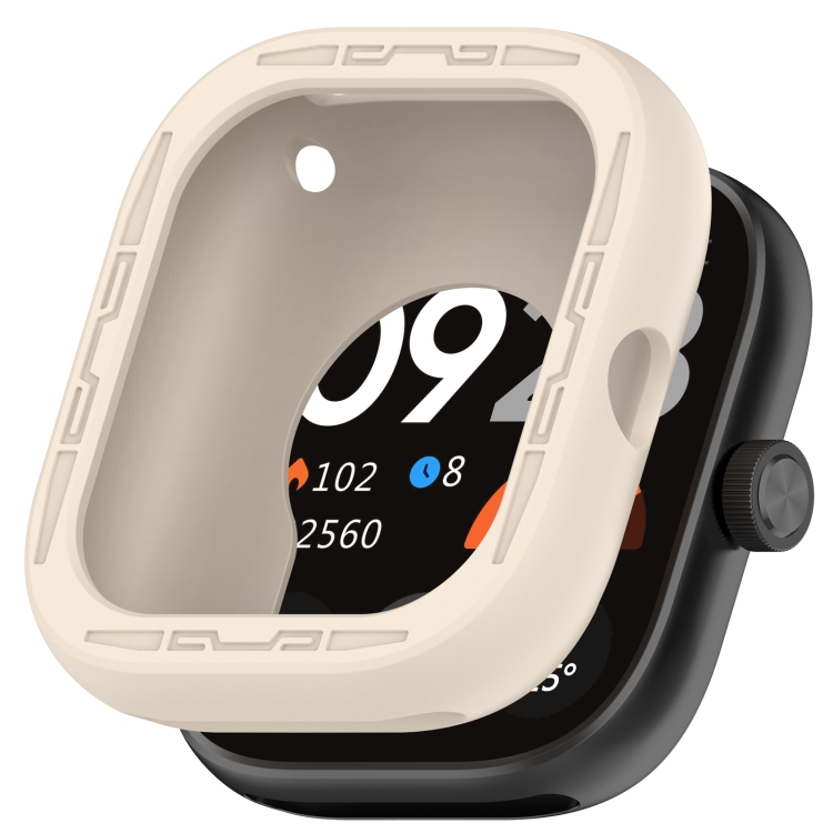 TPU HALF COVER Borító Redmi Watch 4 bézs színűre akciós termékkép 1