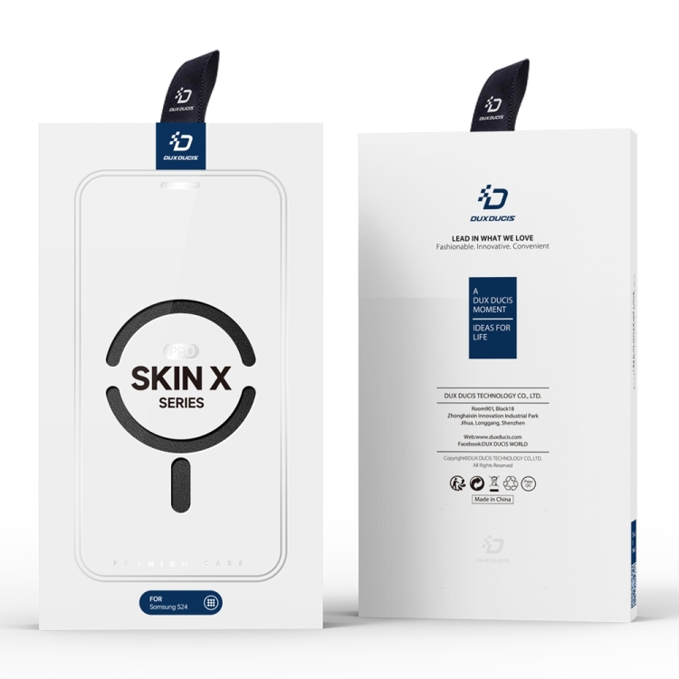 DUX X STAND Flip tok MagSafe-val Samsung Galaxy S24-hez 5G lila termék 2. képe