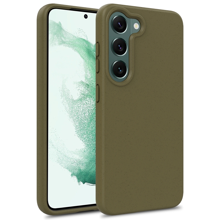 ECO RUBBER Samsung Galaxy S24 5G védőtok, sötétzöld akciós termékkép 1