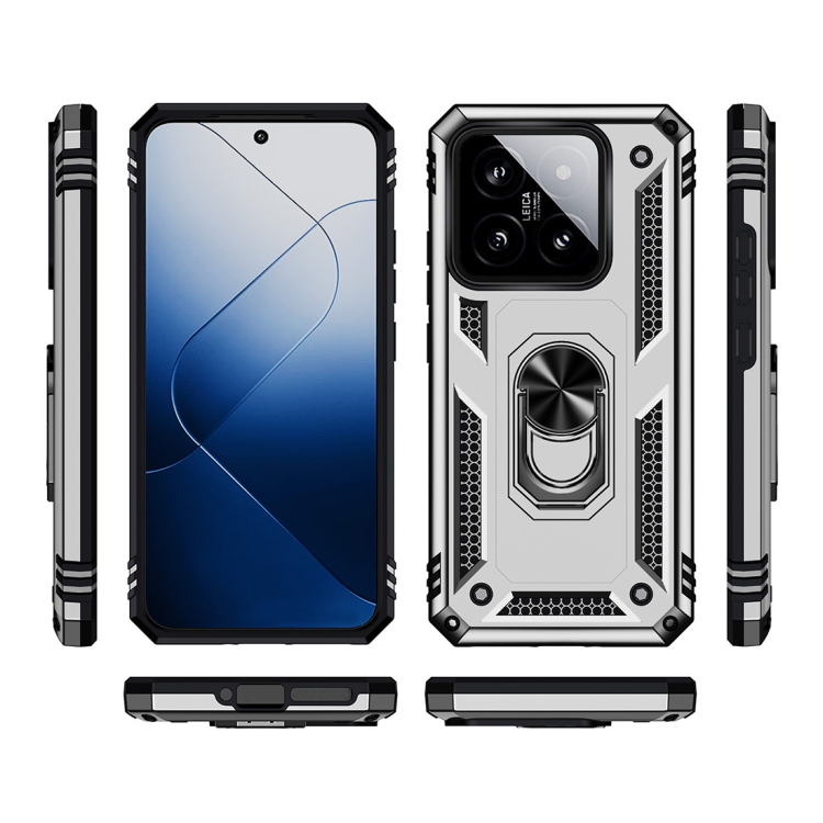 RING Huzat tartóval Xiaomi 14 ezüsthöz termék 2. képe
