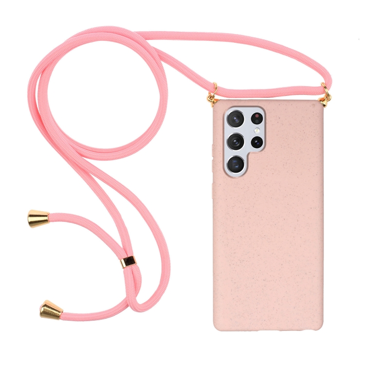 ROPE Huzat kábellel Samsung Galaxy S24 Ultra 5G rózsaszín akciós termékkép 1