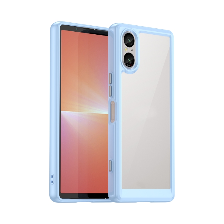 CRYSTAL Védőburkolat Sony Xperia 5 V kék akciós termékkép 1