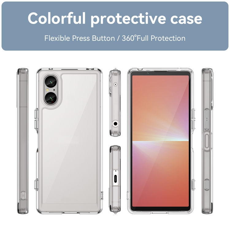 CRYSTAL Védőburkolat Sony Xperia 5 V átlátszó termék 2. képe