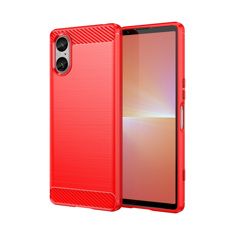 FLEXI TPU Védőburkolat Sony Xperia 5 V piros akciós termékkép 1