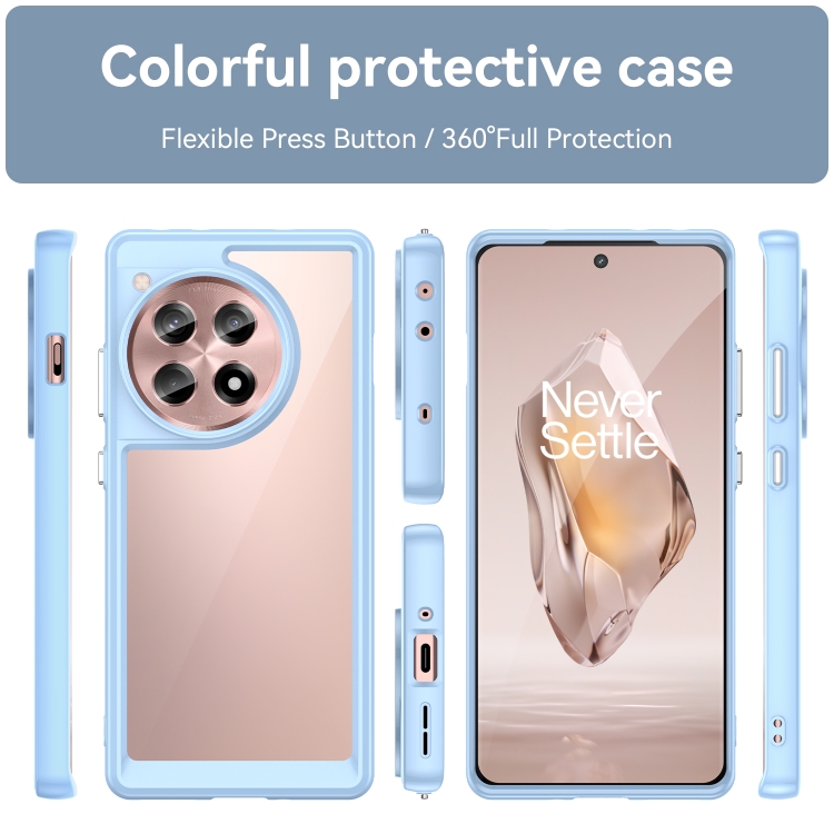 CRYSTAL Védőhuzat One Plus 12R világoskékhez termék 2. képe