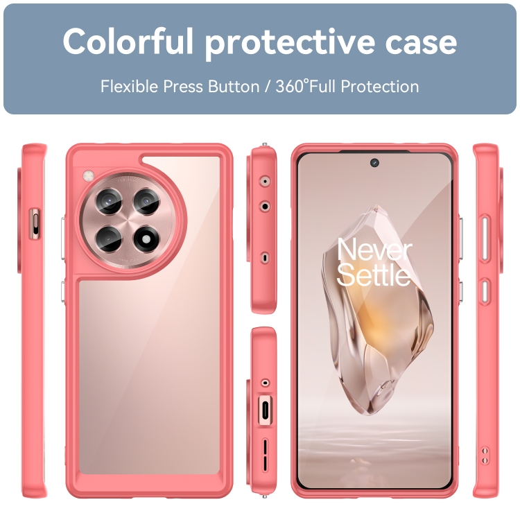 CRYSTAL Védőburkolat One Plus 12R piros termék 2. képe