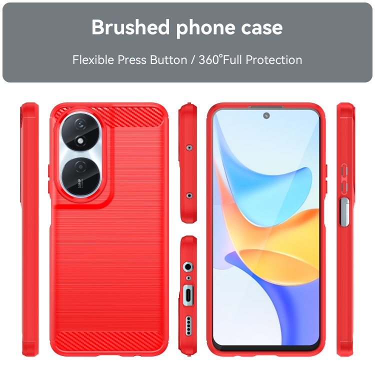 FLEXI TPU Védőburkolat Honor 90 Smart 5G piros termék 2. képe