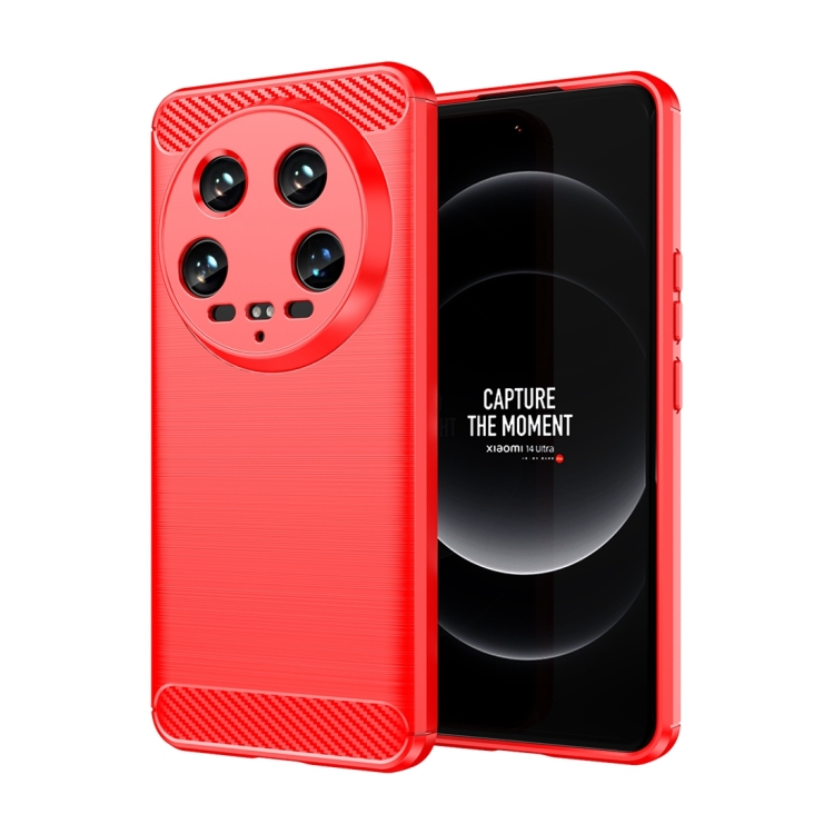 FLEXI TPU Védőburkolat Xiaomi 14 Ultra piros akciós termékkép 1